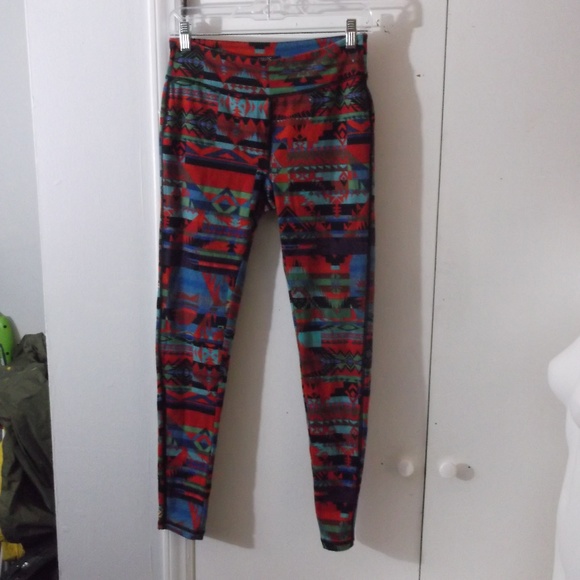 Chaps Pants - Chaps Sport Southwestern Print Leggings S Misses